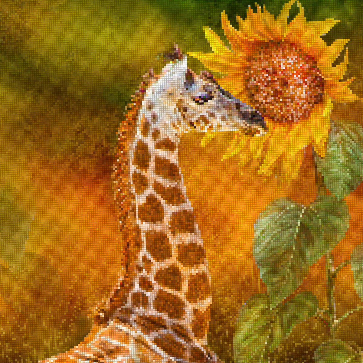 5D Diamond Painting Kit Giraffe Mom Baby Animal DIY Rhinestone Picture Wall  Art