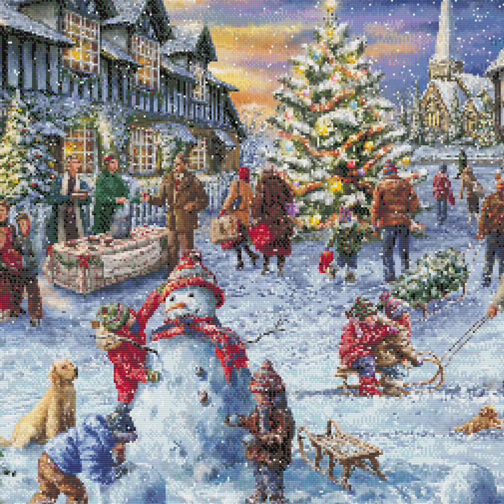 Christmas Vacation Diamond Art Painting Kits for Adults Full Drill