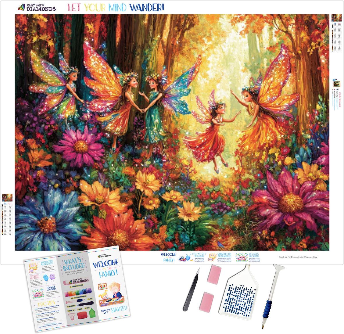 Autumn Fairy Wonderland Official Diamond Painting Kit Diamond Art
