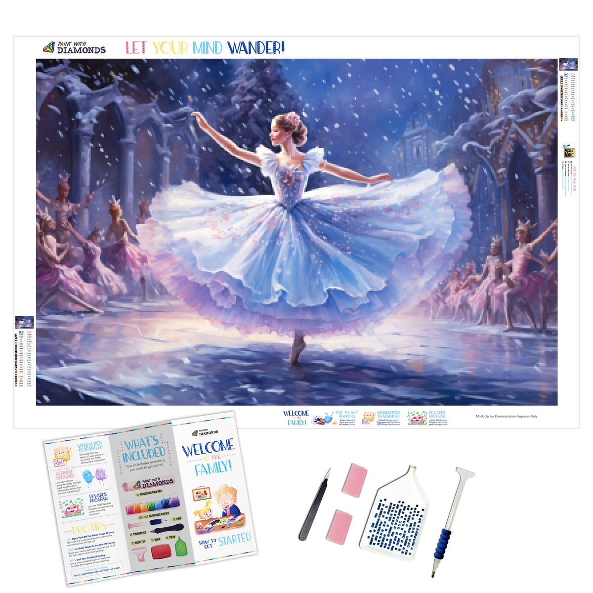 Nutcracker Ballet Diamond Painting Kit Paint With Diamonds Official
