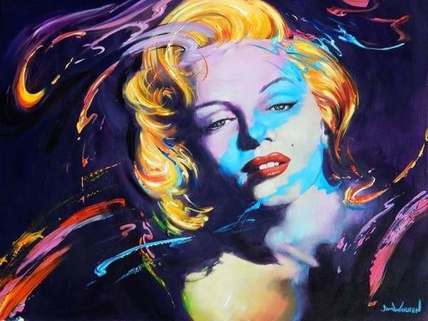 Jim Warren Diamond Painting Kit - Dreaming Of Marilyn-Square 15x20cm- - Paint With Diamonds