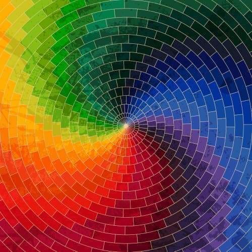 Rainbow Diamond Painting Kit - Rainbow Spectrum-Square 20x20cm- - Paint With Diamonds