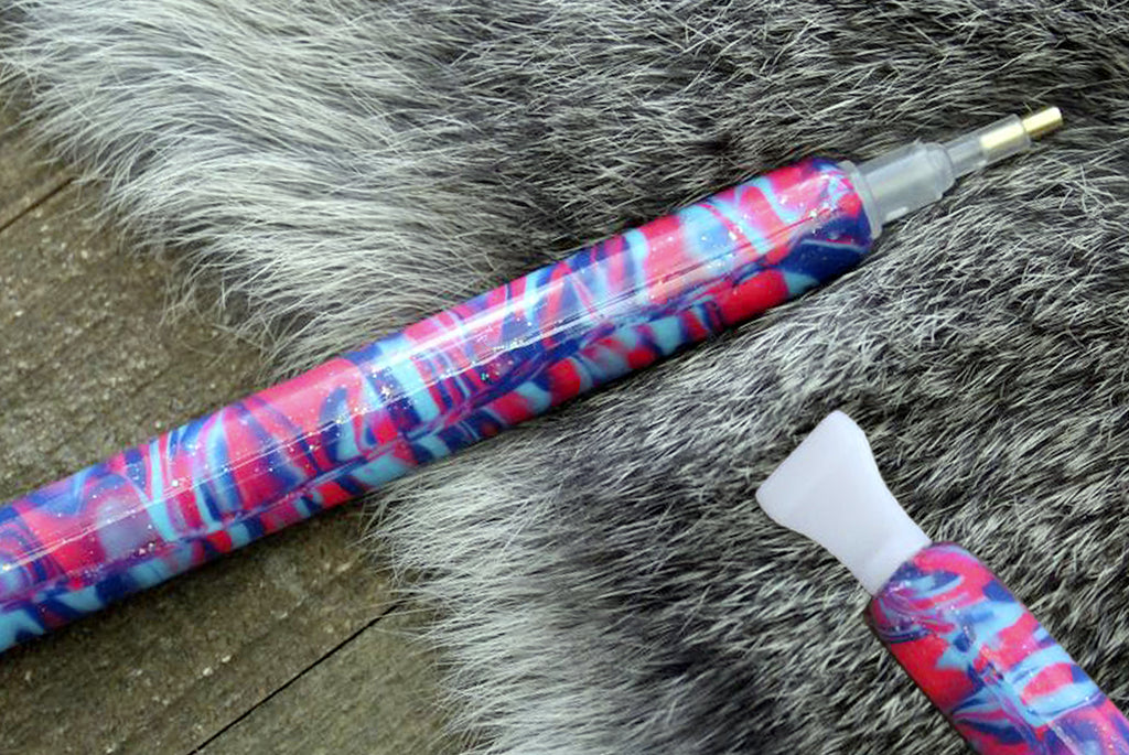 Jazz Up Your Diamond Pen With Stunning Marbled Clay - DIY Step By Step Guide
