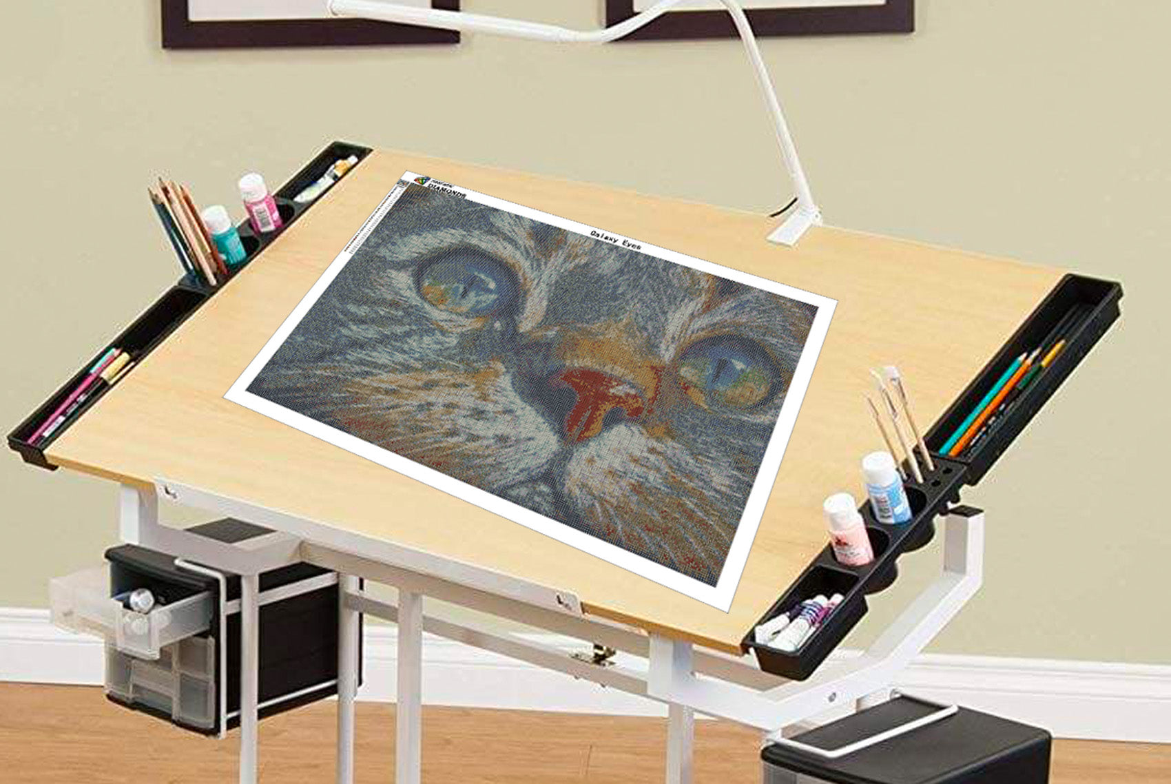 New desk top easel for diamond painting 
