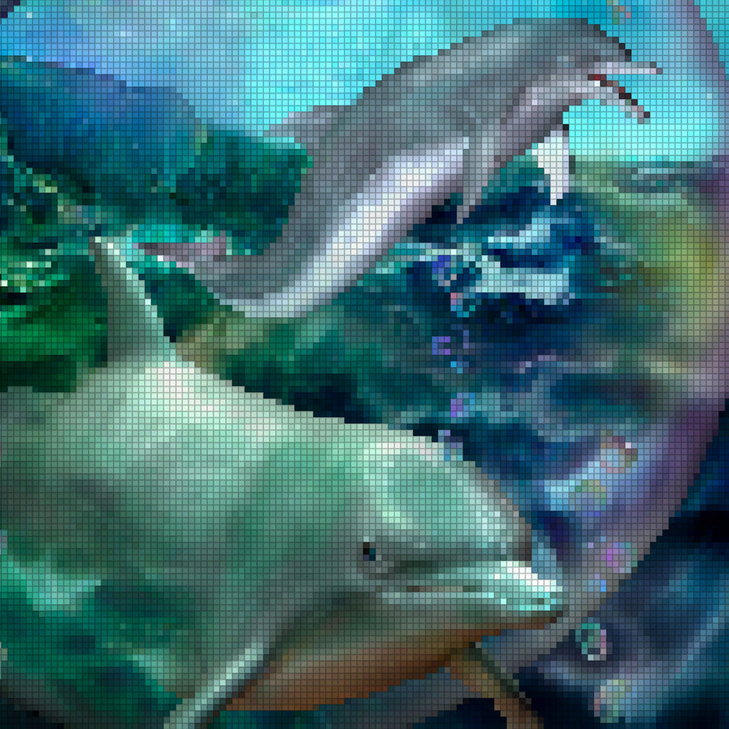 Dolphin Diamond Painting Kits