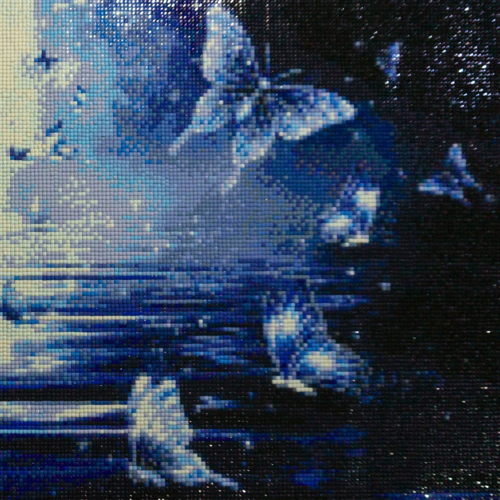 Blue Butterfly Delight Diamond Painting Kit – Heartful Diamonds
