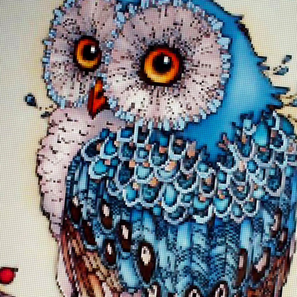 CNKOO DIY 5D Diamond Painting Kits Owl Paint with Diamonds Kit,Full Drill  Owl Diamonds Art Kit for Kids Adults,12×16 inches Exotic Owl 