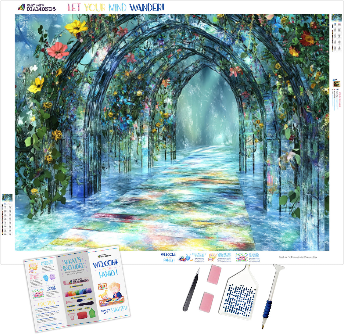 A Magical Arched Gateway Official Diamond Painting Kit | Diamond Art ...