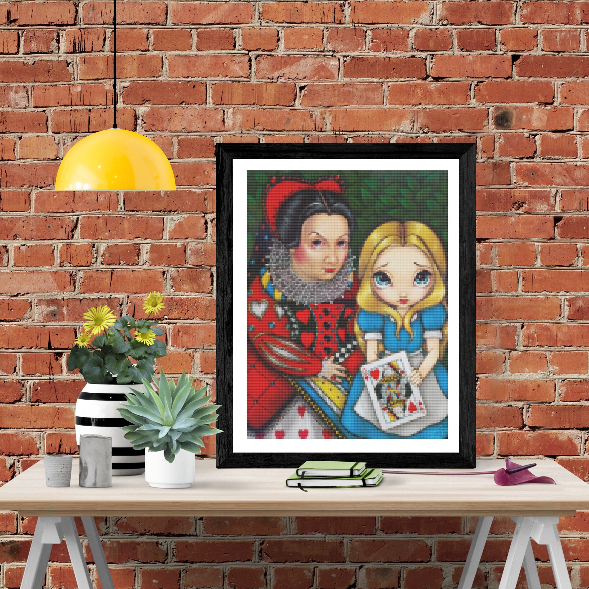 Alice And The Queen Of Hearts – Paint With Diamonds