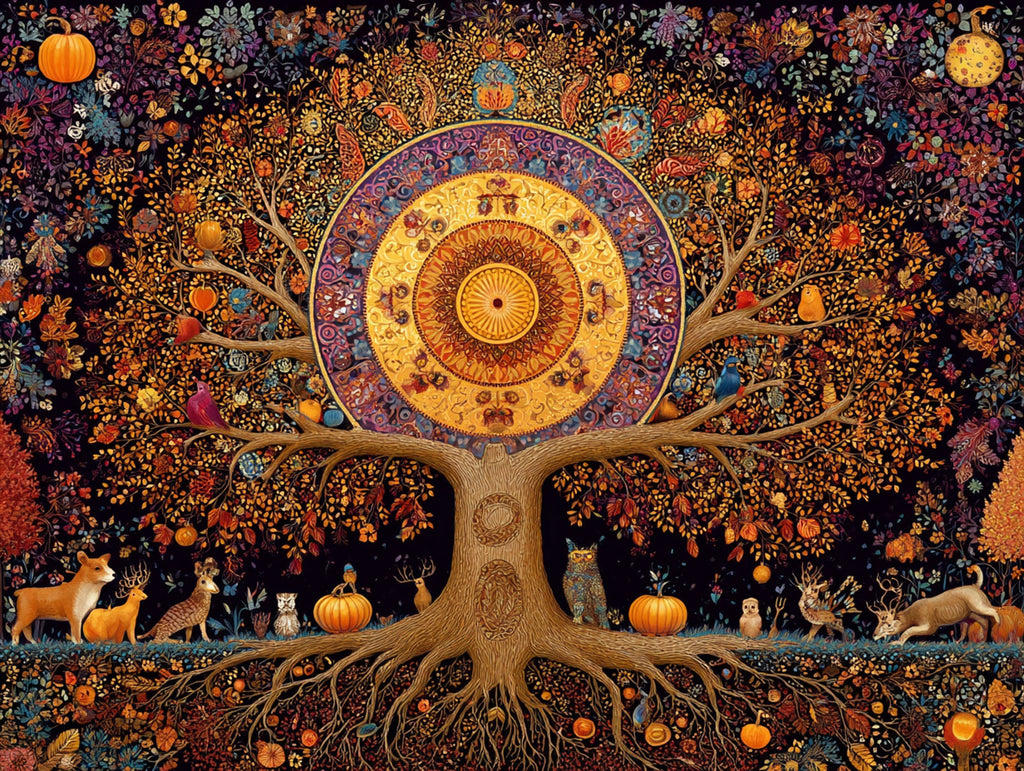 Autumn Mandala Tree Of Life - Main Image