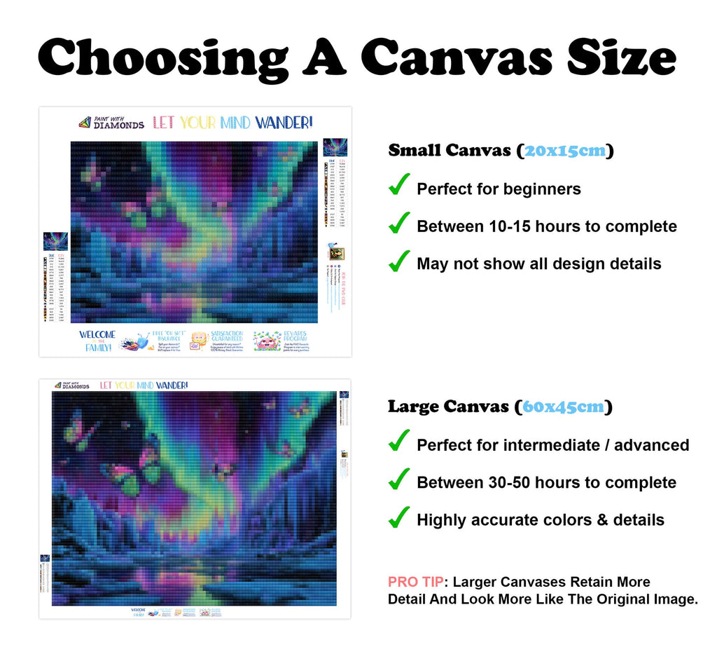 Butterfly Aurora Over Waterfalls - Product Mockup 3