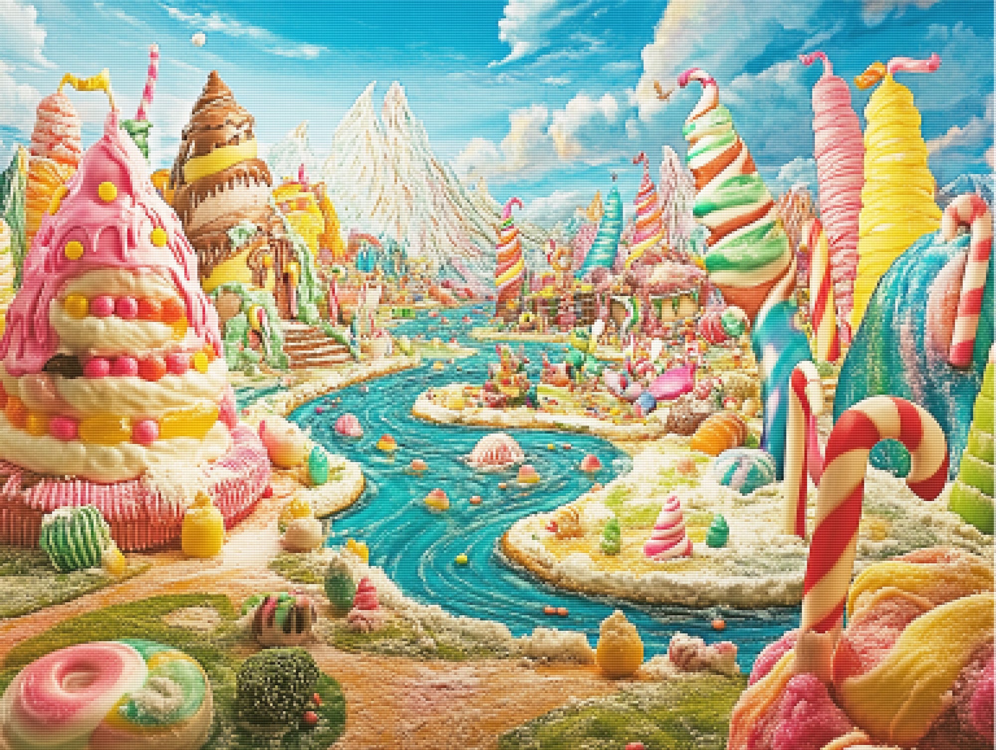 Candy Land Fantasy Official Diamond Painting Kit | Diamond Art