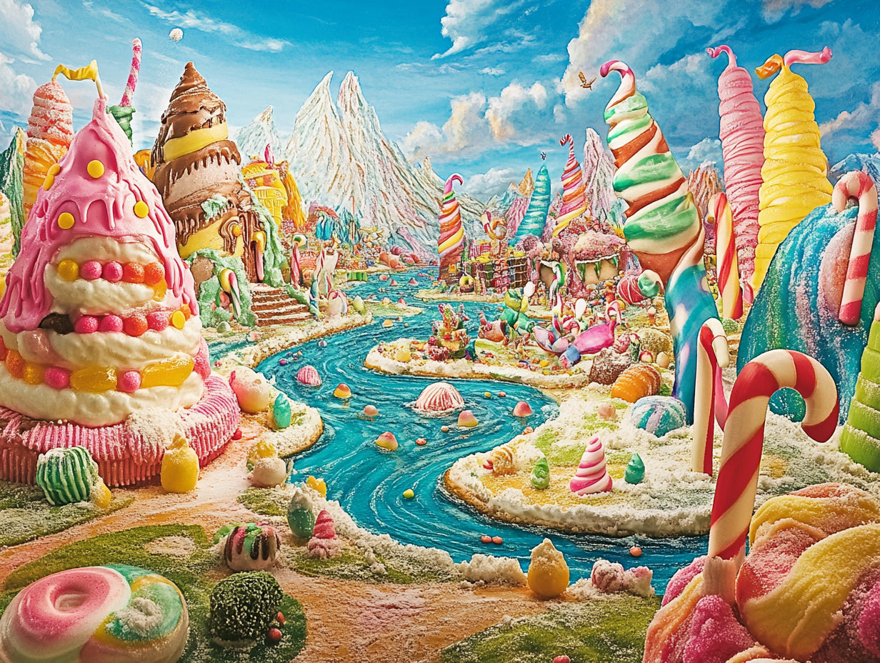 Candy Land Fantasy Official Diamond Painting Kit | Diamond Art