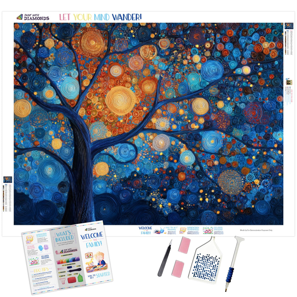 Celestial Tree Of Intention Diamond Painting - Full Drill Kit | Paint ...