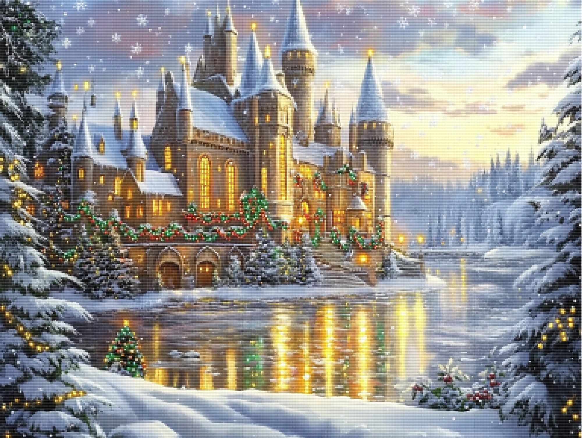 Christmas at The Magic Castle – Paint With Diamonds