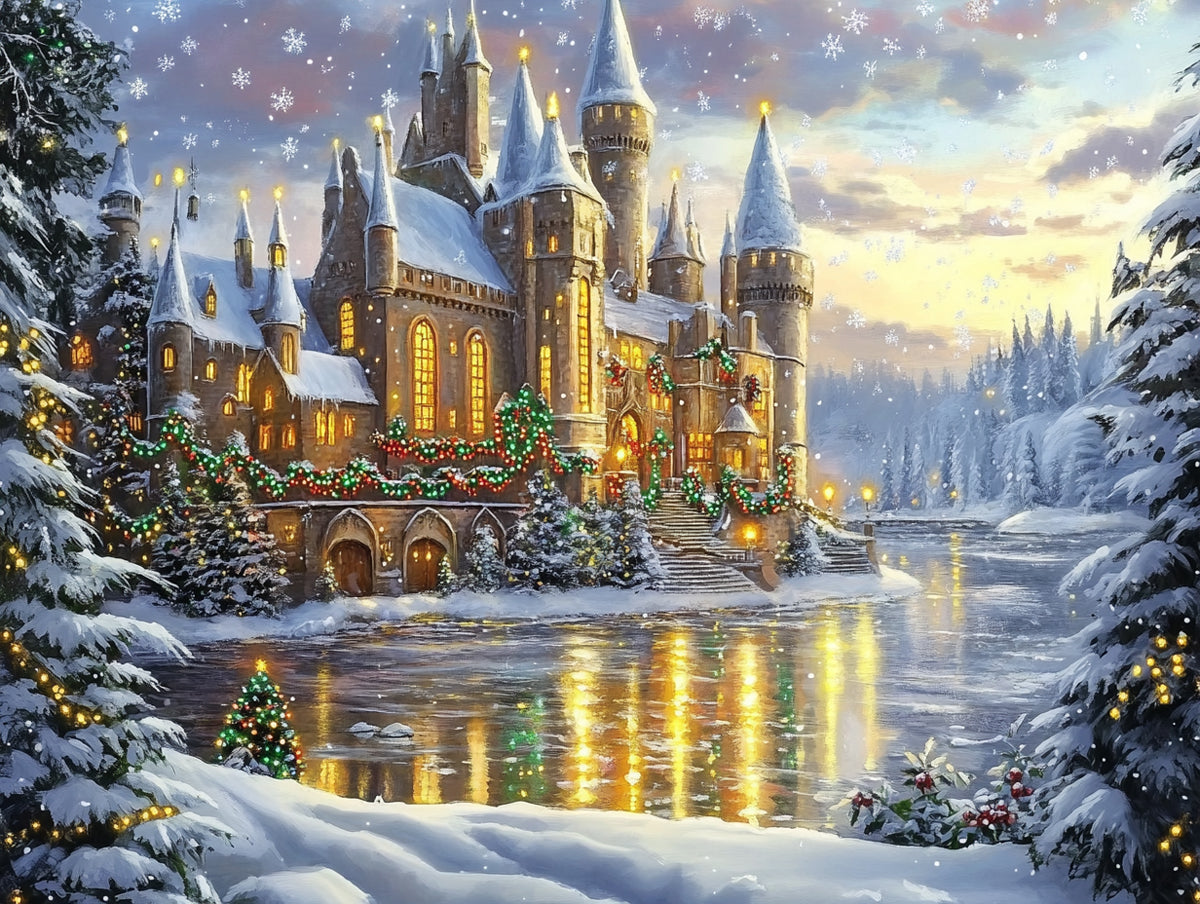 Christmas at The Magic Castle – Paint With Diamonds