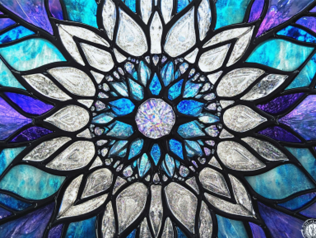 Crystal Snowflake Mandala - Product Mockup 2