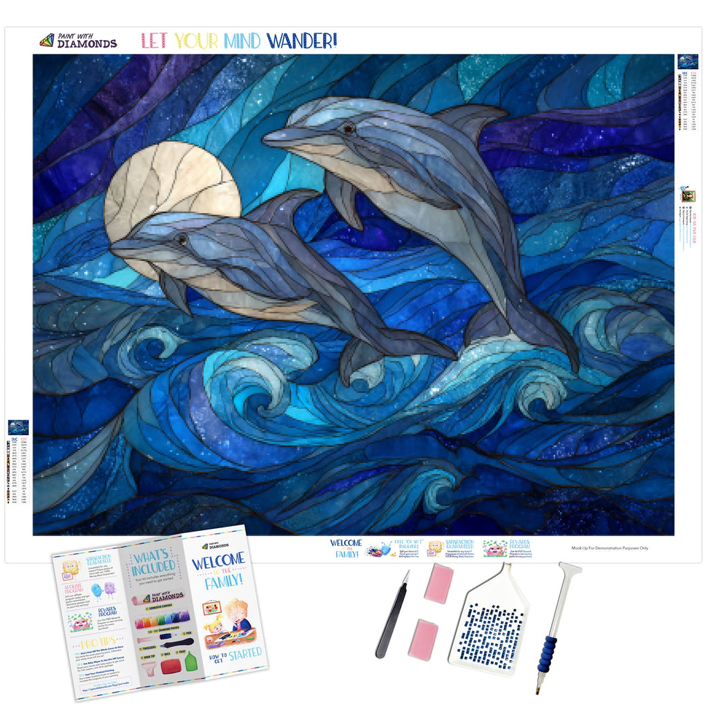 Dolphin’s Moonlight Leap - Product Mockup 1