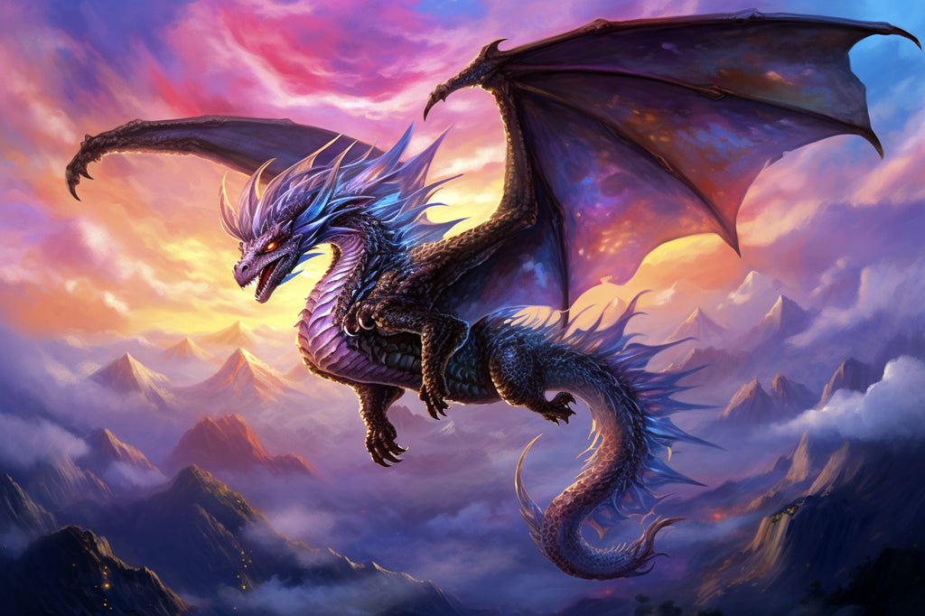 Aurora Unicorn Diamond Painting  Dragons & Beasties – Dragons and