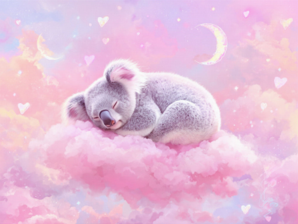 Dreamy Koala On A Cloud - Product Mockup 2