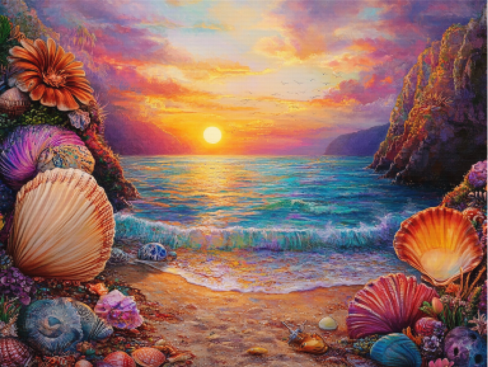Fantasy Beach Party Official Diamond Painting Kit | Diamond Art