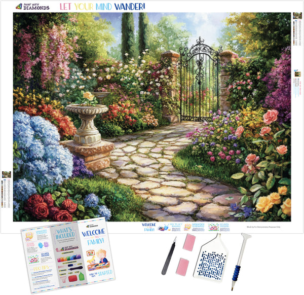 Garden Pathway Lush Garden – Paint With Diamonds
