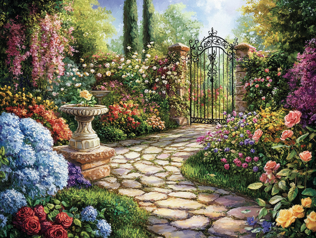 Garden Pathway Lush Garden – Paint With Diamonds