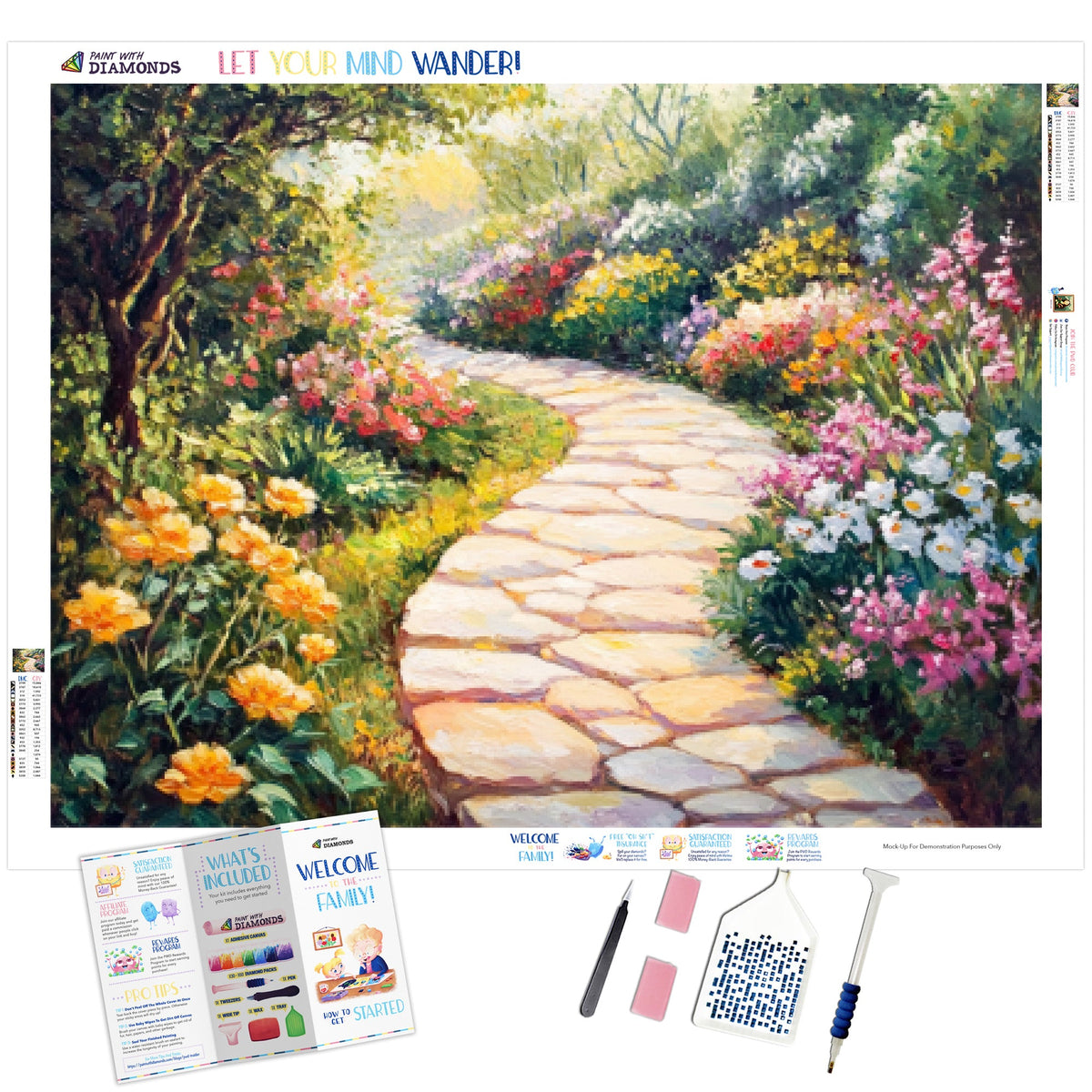 Garden Path In Spring Diamond Painting - Full Drill Kit | Paint With ...