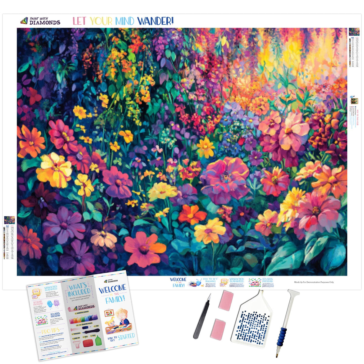 Garden Of Endless Color Diamond Painting - Full Drill Kit | Paint With ...