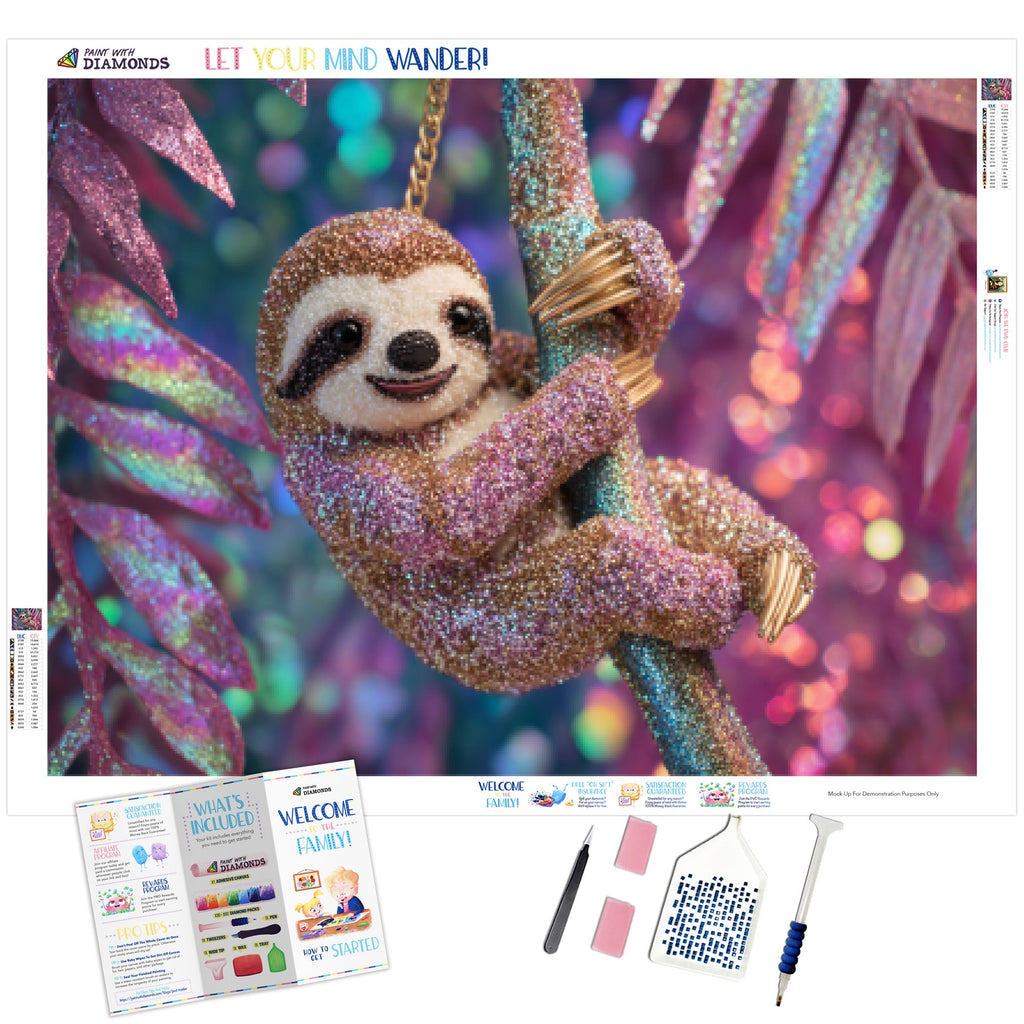 Glitter Sloth Swing - Product Mockup 1