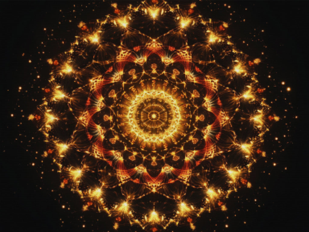 Golden Thread Mandala Diamond Painting - Full Drill Kit | Paint With ...