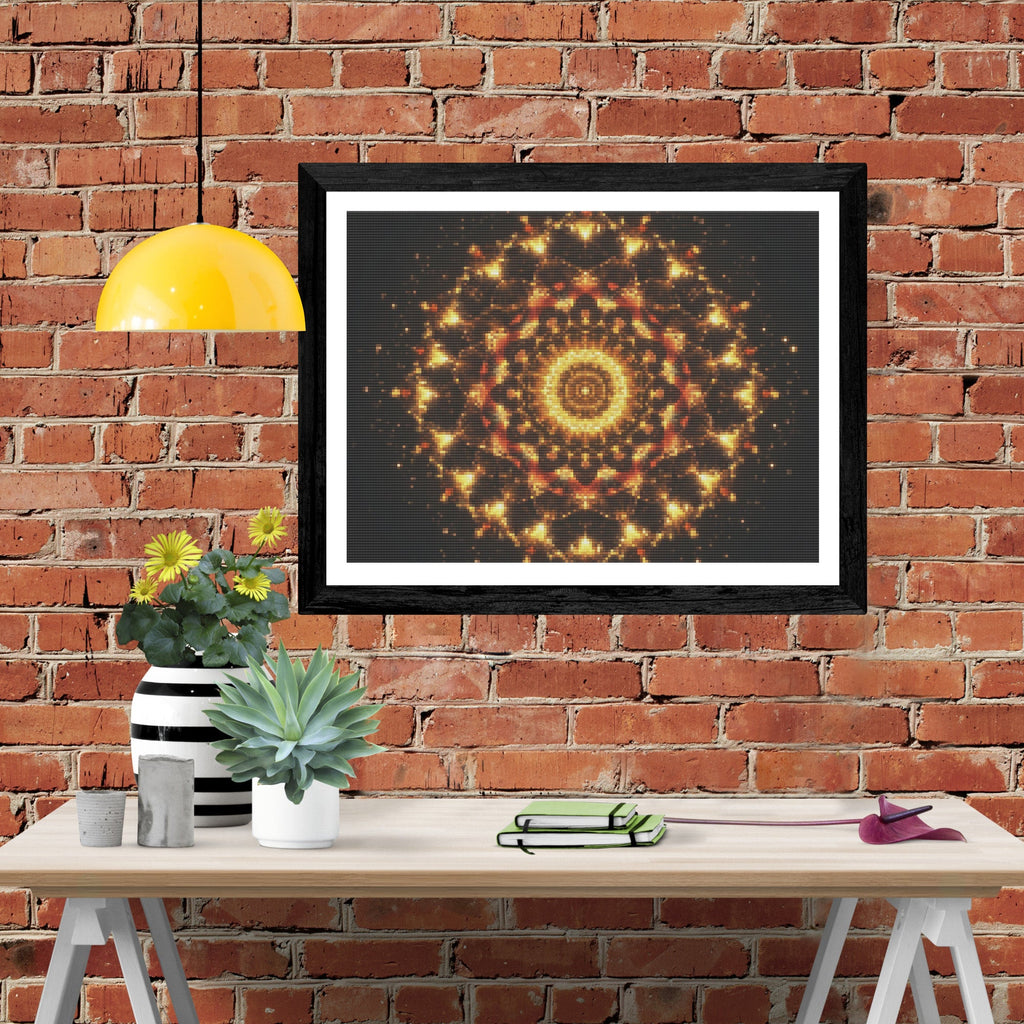 Golden Thread Mandala Diamond Painting - Full Drill Kit | Paint With ...