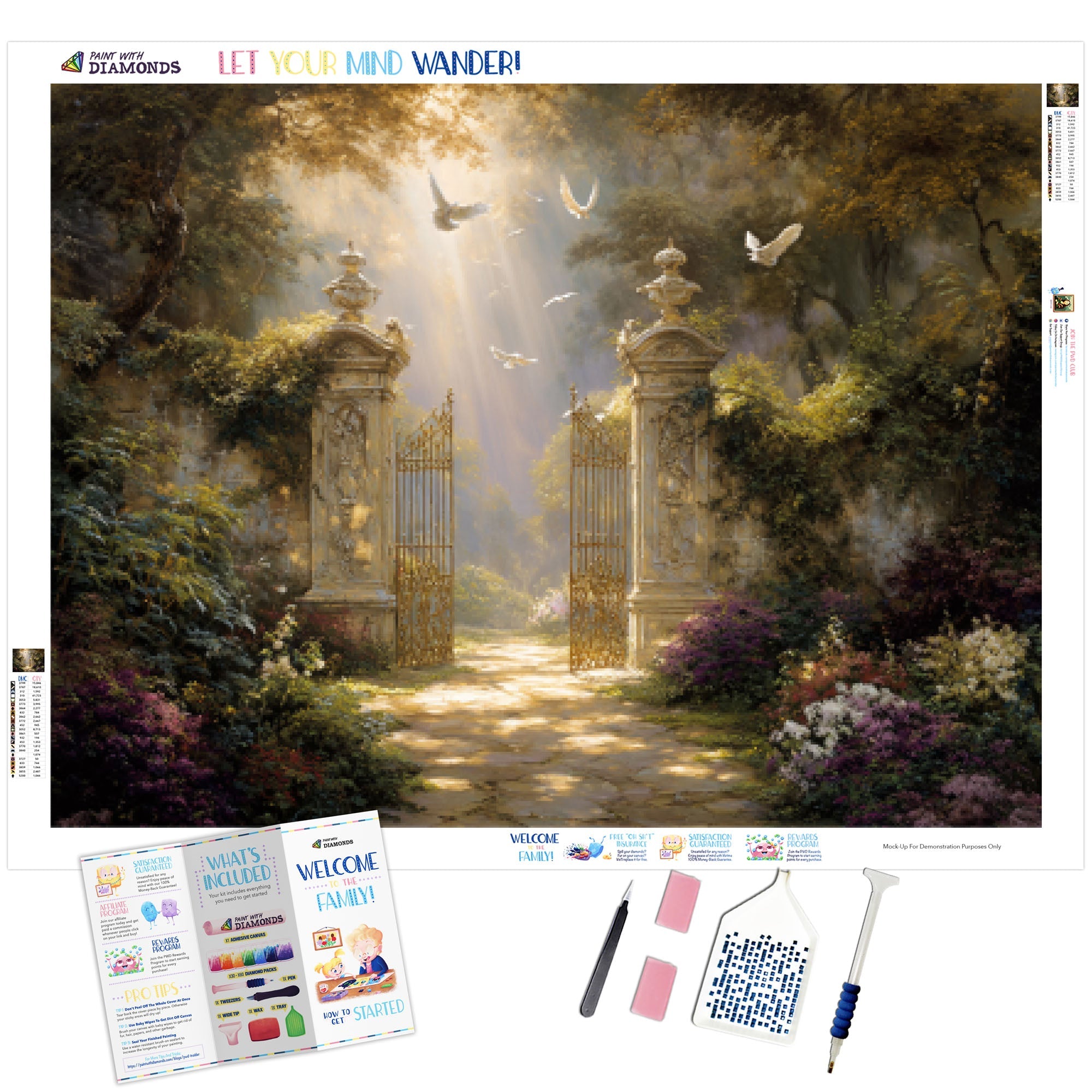 Heaven's Open Gate Diamond Painting - Full Drill Kit | Paint With