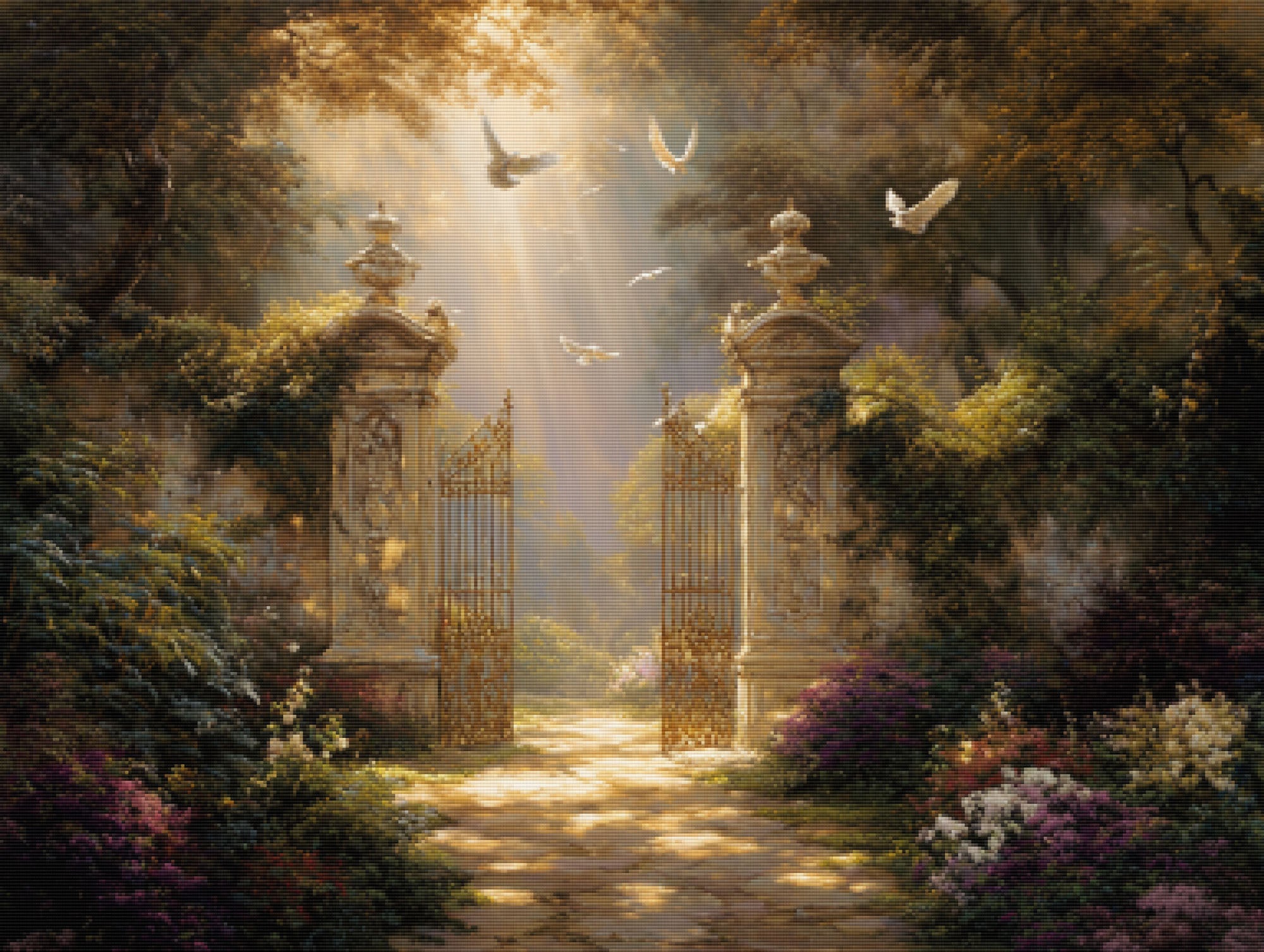 Heaven's Open Gate Diamond Painting - Full Drill Kit | Paint With