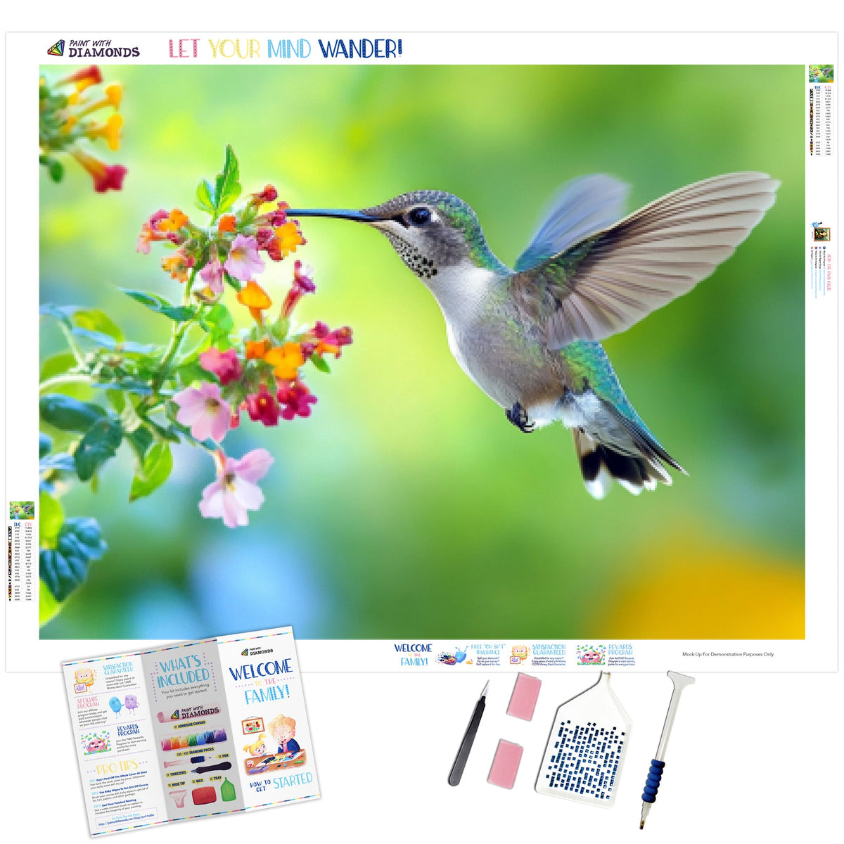 Hummingbird In Motion Diamond Painting - Full Drill Kit | Paint With ...