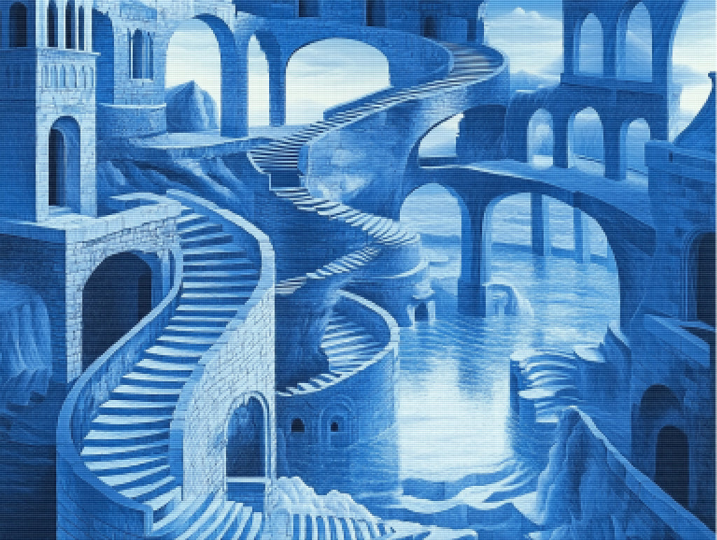 Impossible Staircase Official Diamond Painting Kit | Diamond Art ...