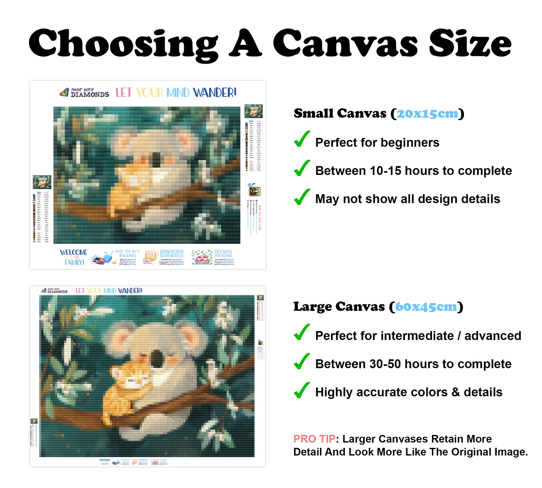 Koala and Kitten Cuddles Official Diamond Painting Kit | Diamond