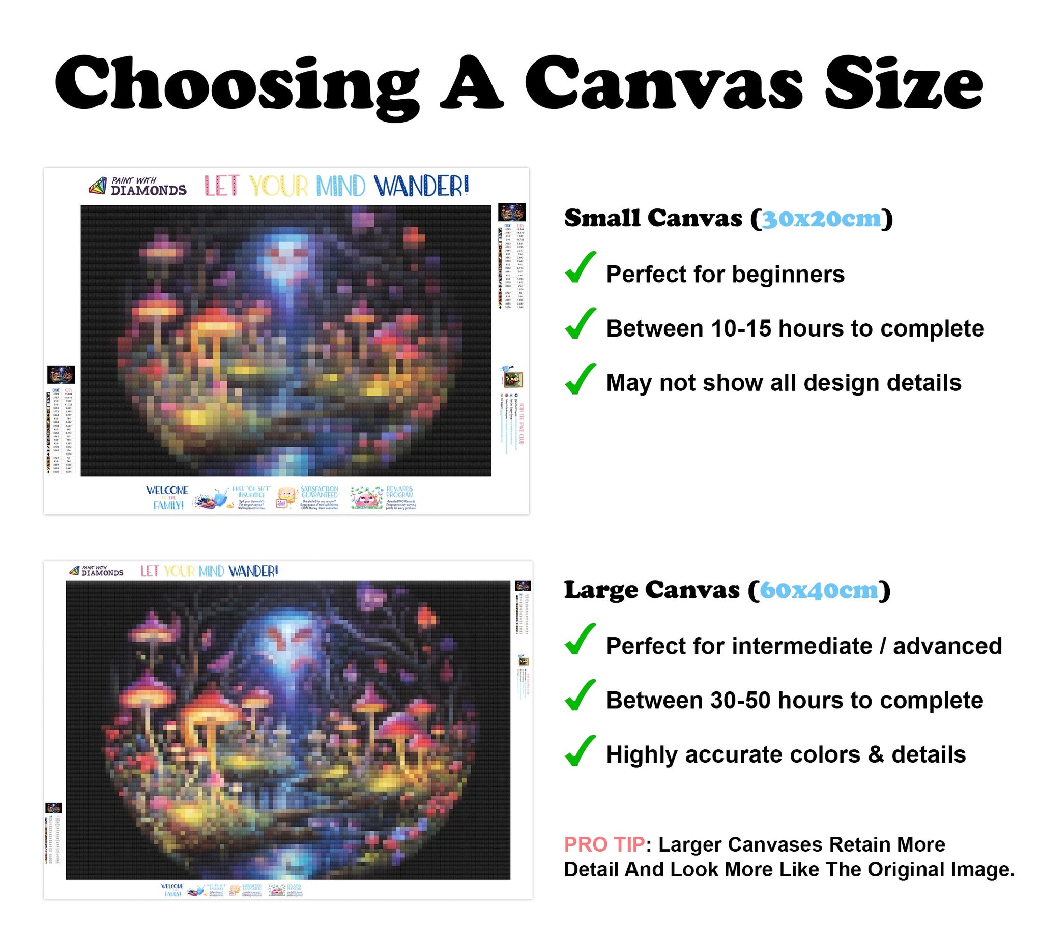 Magic Mushroom Forest Diamond Painting Kit Paint With Diamonds