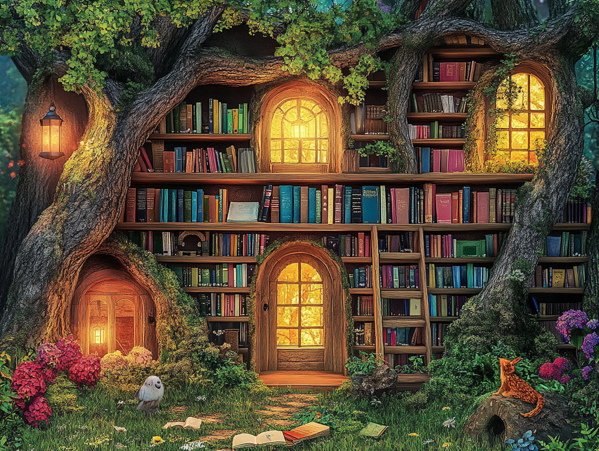 Mystical Enchanted Forest Library – Paint With Diamonds