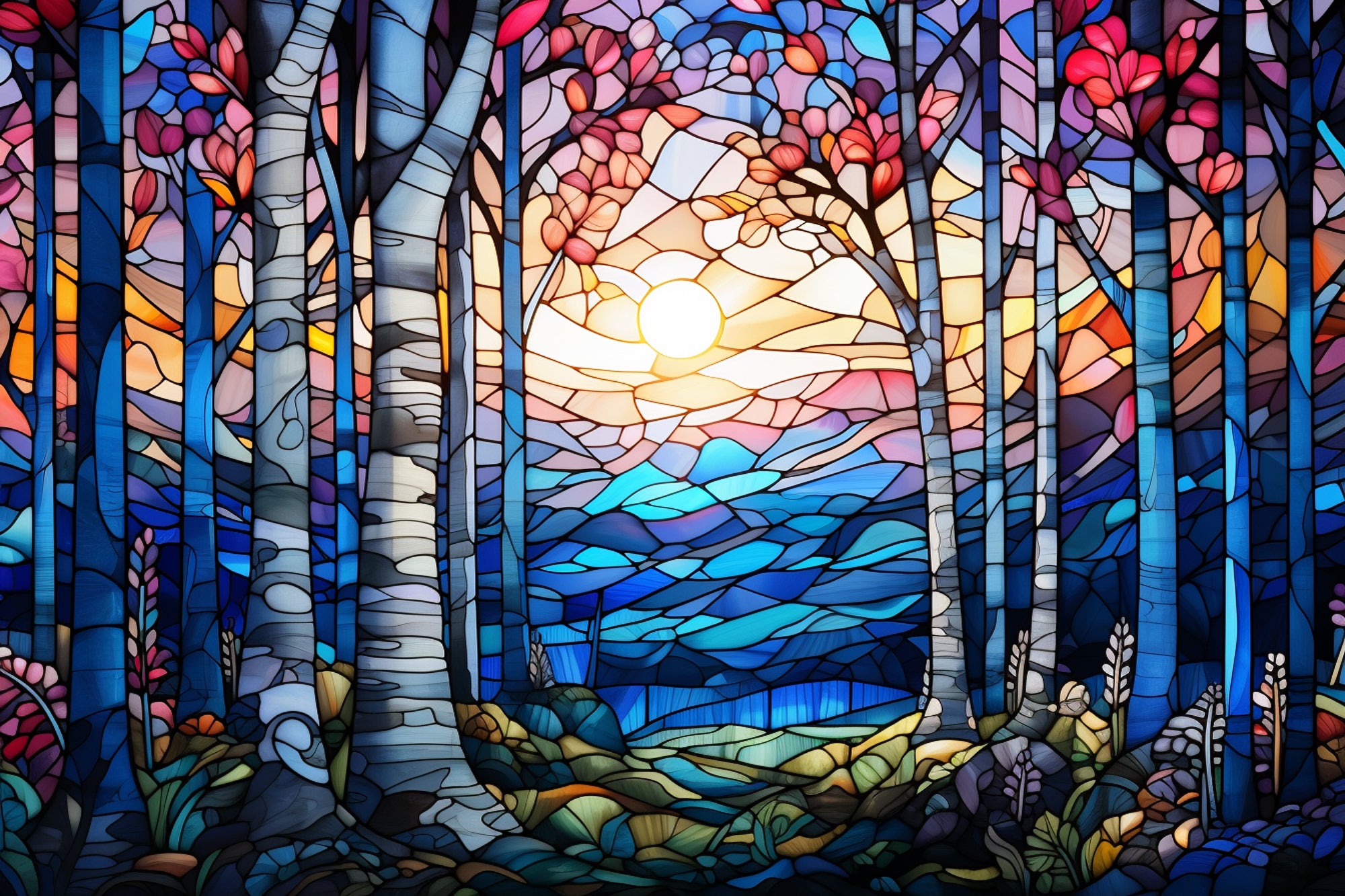 MysticalFairytaleForestStained