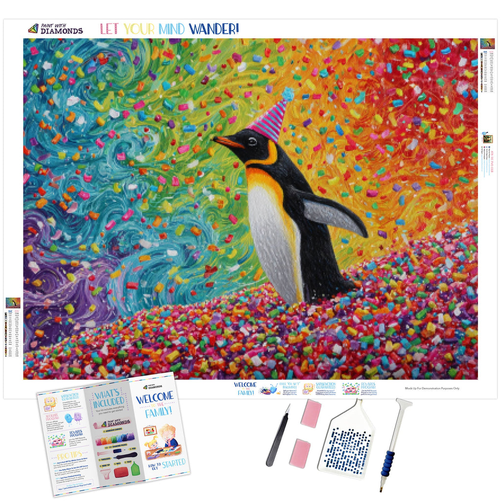 Penguin In A Party Hat - Product Mockup 1