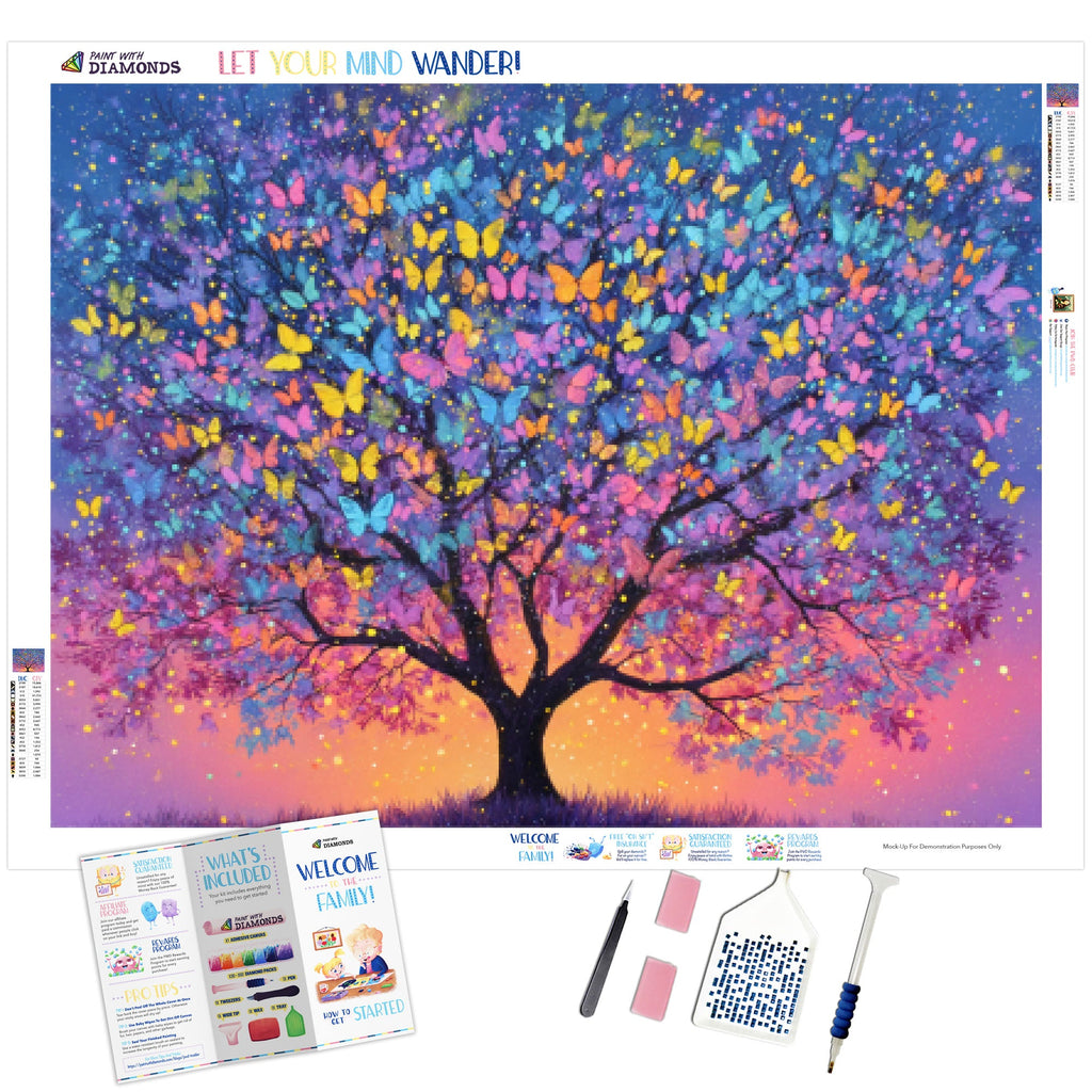 Rainbow Butterfly Tree - Product Mockup 1