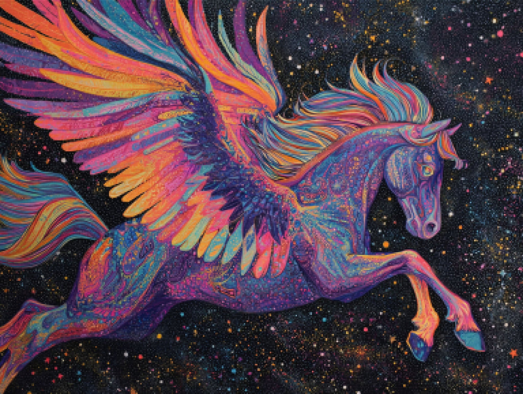 Rainbow Pegasus Flight - Product Mockup 2