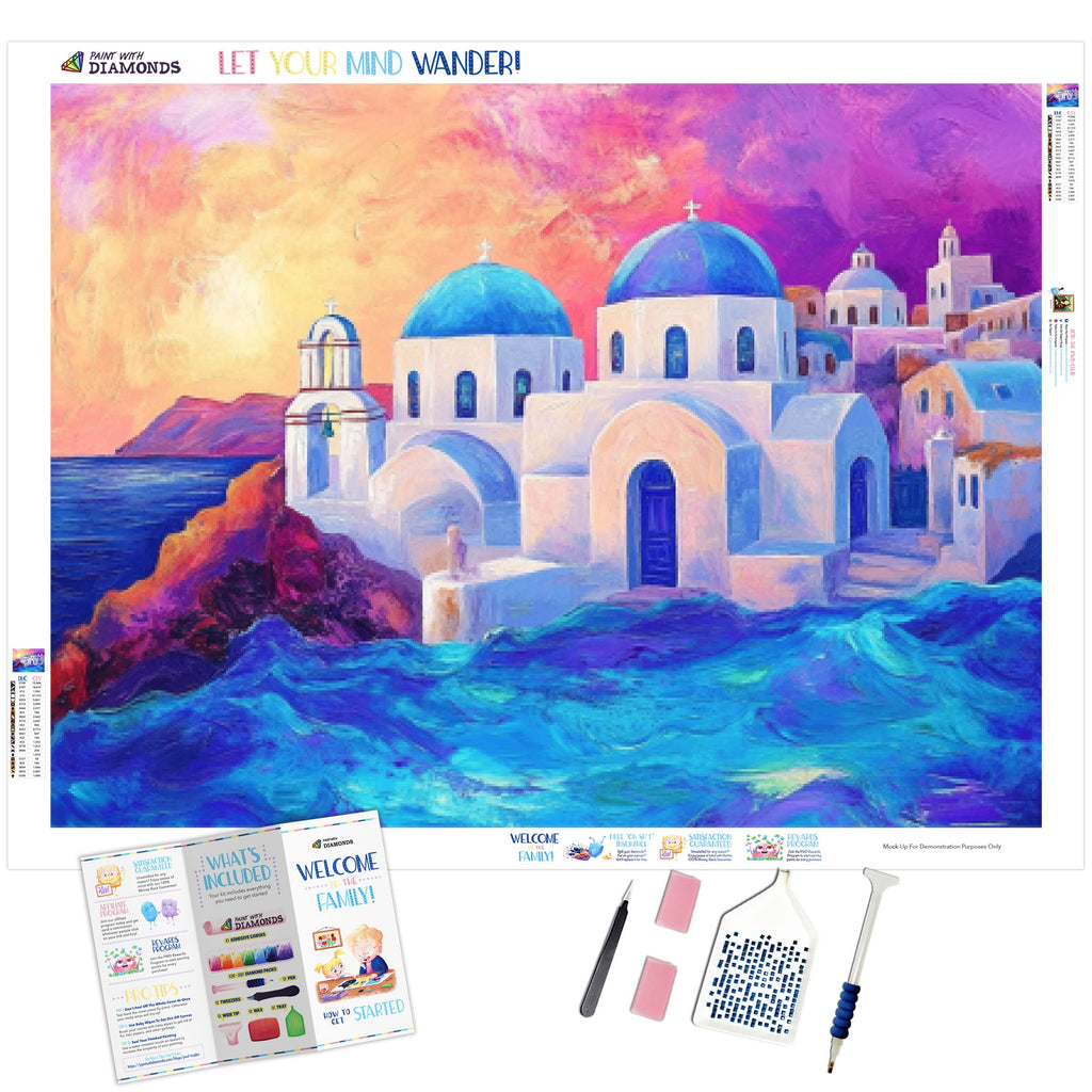 Santorini Mirage - Product Mockup 1
