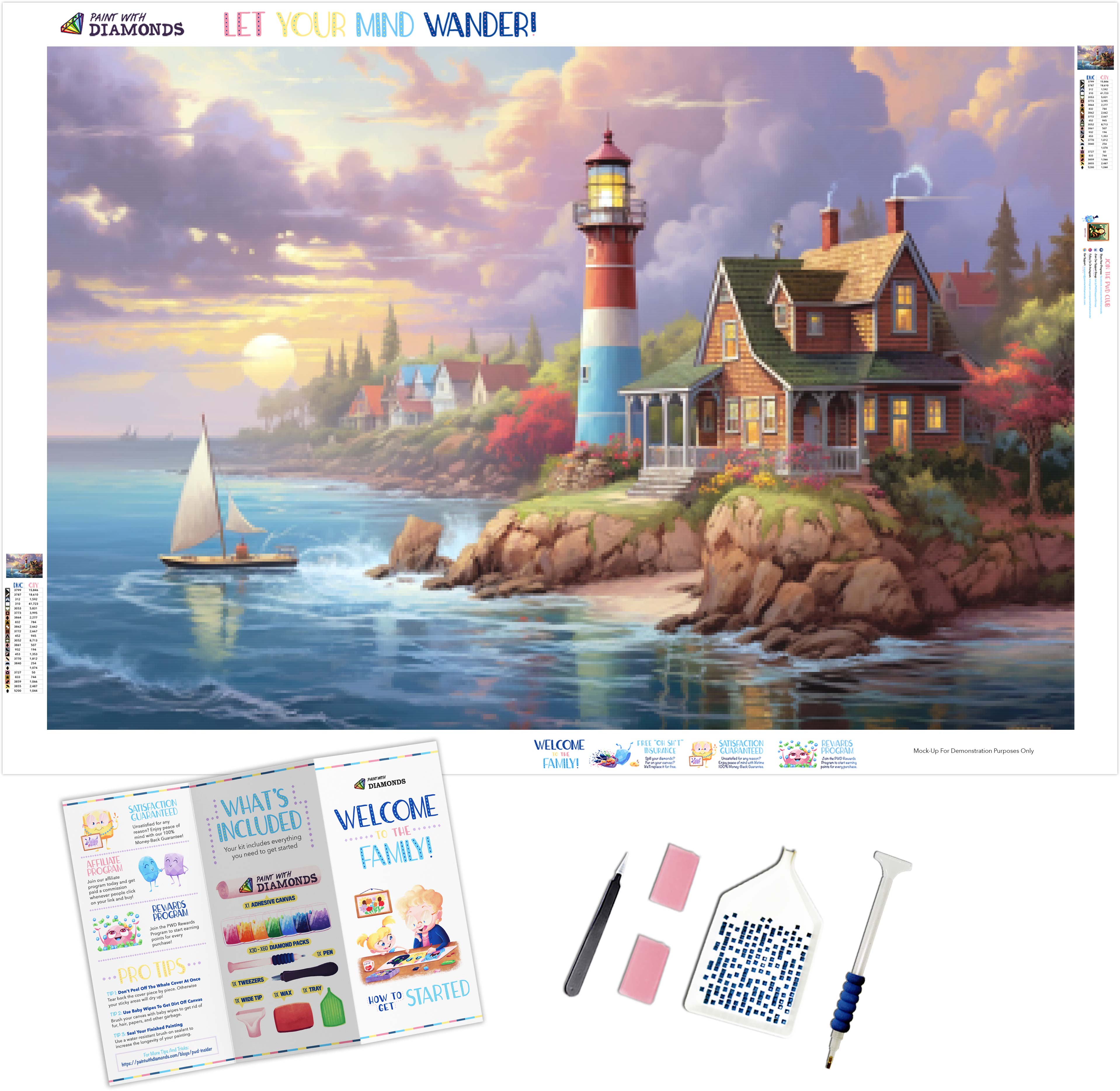 Kit Peinture Diamants 5D Village De Pêcheurs – Paysage Marin, 30x40 Cm, Strass Ronds, Pour Adultes Débutants, Déco Maison - 6