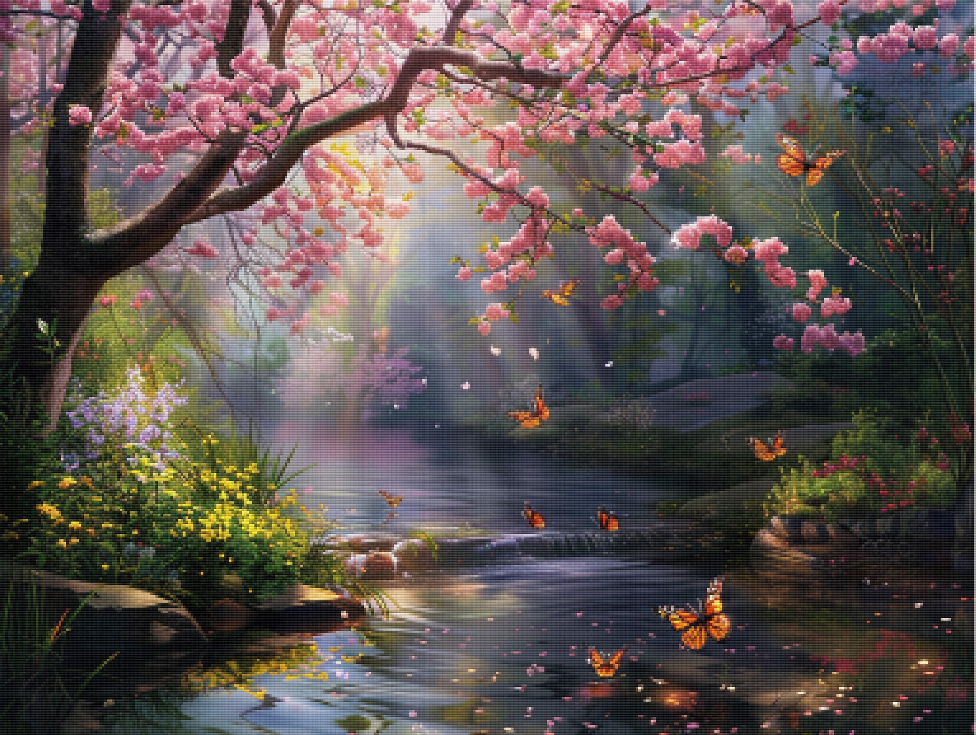 Serene Spring Awakening Official Diamond Painting Kit | Diamond