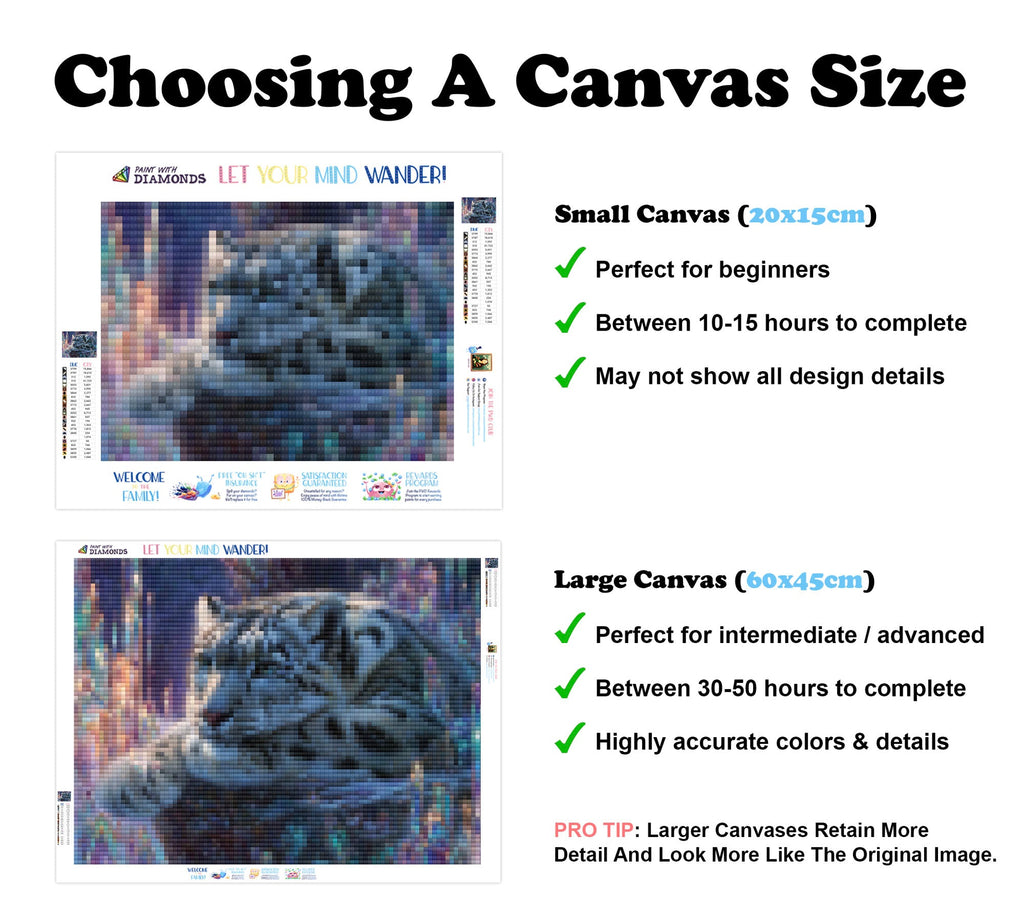 Snow Leopard Among Crystals - Product Mockup 3