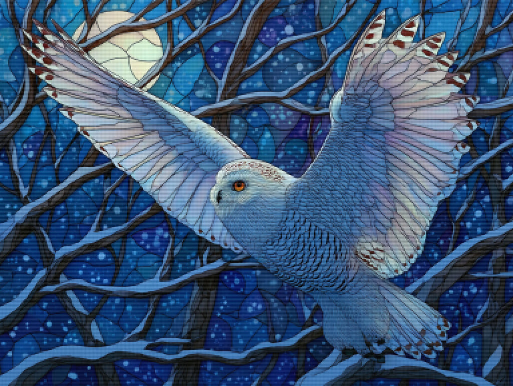 Snowy Owl Flight - Product Mockup 2