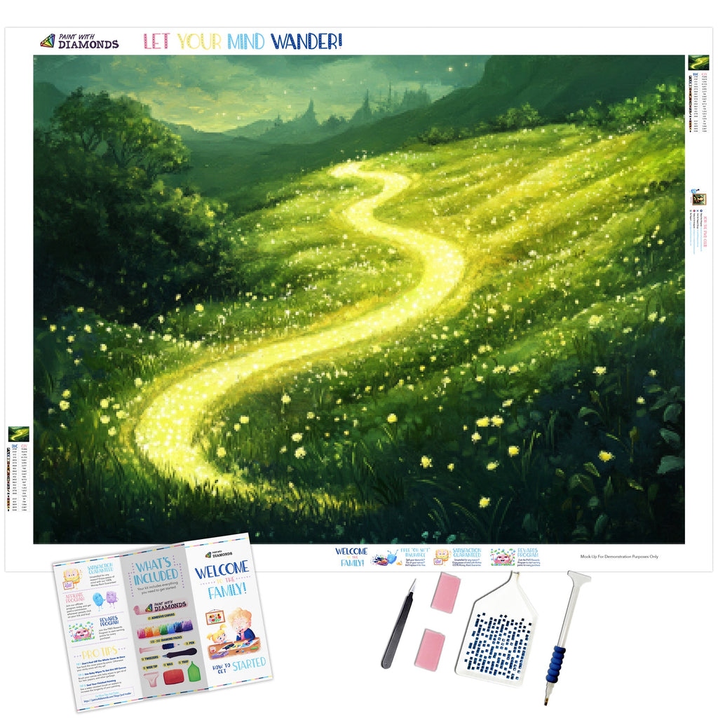 Spring Light Path Diamond Painting - Full Drill Kit | Paint With Diamonds®