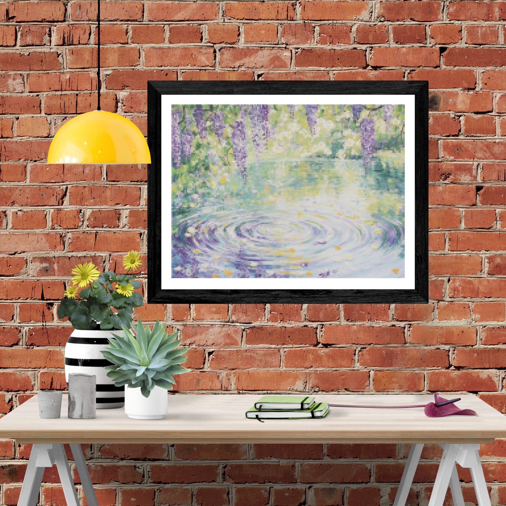 Springtime Serenity by the River Official Diamond Painting Kit